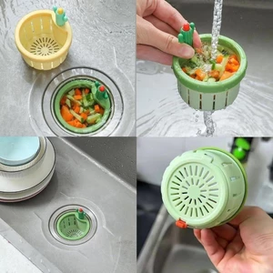 Lưới Lọc Rác Bồn Rửa Bát Tự Động Hình Xương Rồng Bộ Lọc Thoát Nước Xương Rồng Cho Bồn Rửa Chén