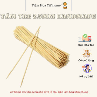 500G Tăm Tre 2mm 3mm Dài 25cm Loại Đẹp Làm Đồ Thủ Công Handmade DIY YiYihome