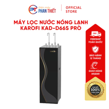 Máy lọc nước nóng lạnh Karofi KAD-D66S PRO - 11 Lõi, Lạnh Block - HÀNG CHÍNH HÃNG
