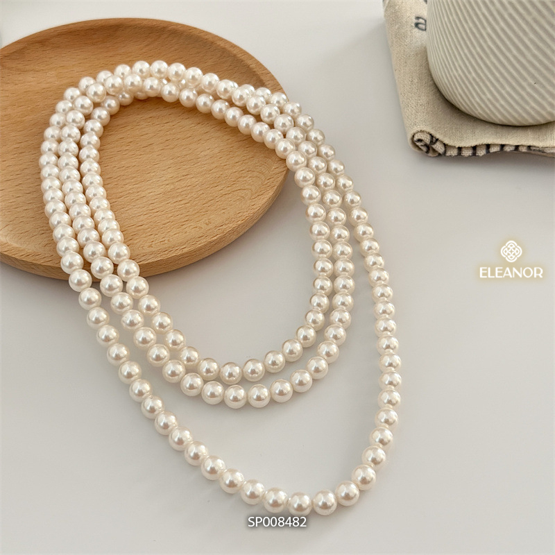 Dây chuyền nữ ngọc trai nhân tạo mặc áo dài Eleanor Accessories phụ kiện trang sức vòng cổ 8482