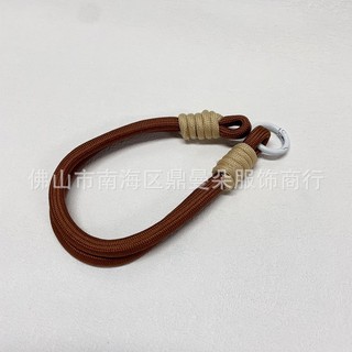 Dây móc chìa khóa chống thất lạc - Dây Bện Có Móc Điện Thoại / Móc Khóa / Túi Xách màu hồng màu nâu