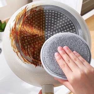 Miếng Rửa Chén Chà Xoong Nồi 3 Lớp Có Quai Treo