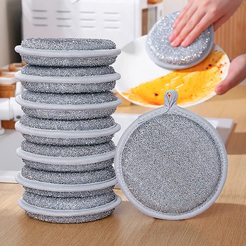 Miếng Rửa Chén Chà Xoong Nồi 3 Lớp Có Quai Treo