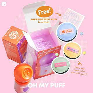 [2P] Má Hồng Kem Kèm Mút Tán 2P Original Oh Mh Blush Dot Nội Địa Thái
