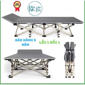 HÀNG LOẠI 1 - Giường xếp văn phòng ngủ trưa gấp gọn 70x190cm - Giường gấp khung thép chắc chắn
