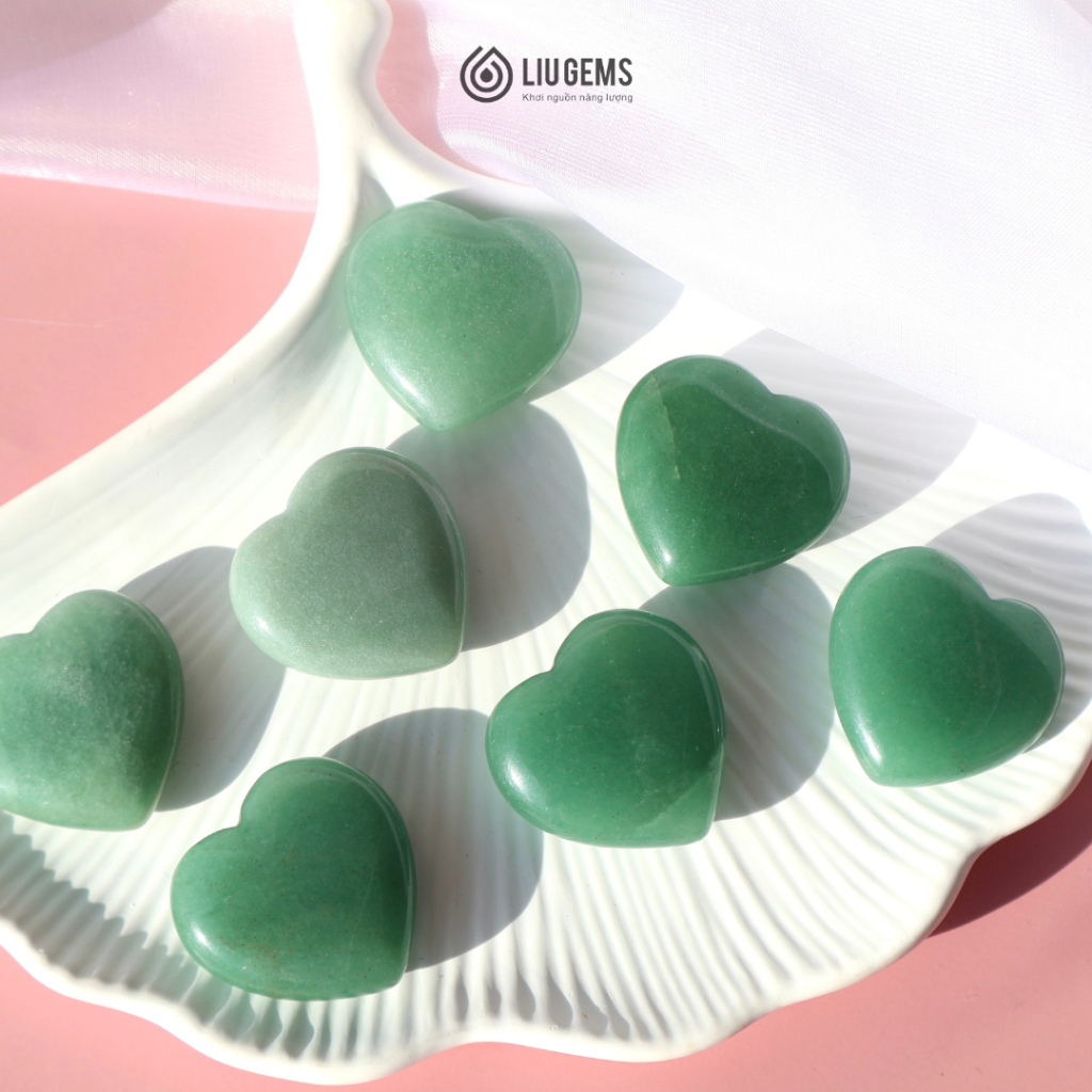 Đá Tự Nhiên Hình Trái Tim Liugems Mang Đến Năng Lượng Tích Cực, Thuận Lợi, May Mắn DT03