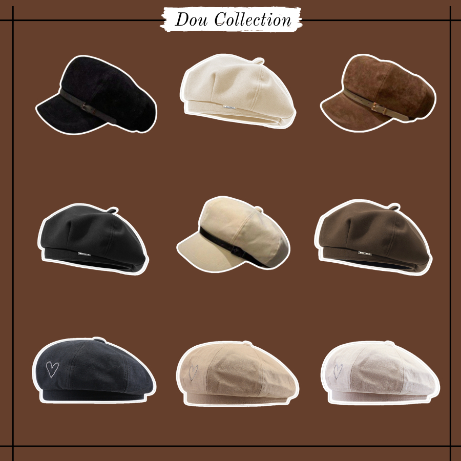 Mũ Nồi Unisex Nam Nữ, Mũ Dạ Trơn và Họa Tiết Phong Cách Hàn Quốc Đơn Giản Sang Trọng Dễ Phối Đồ Nhiều Mẫu - THMN002