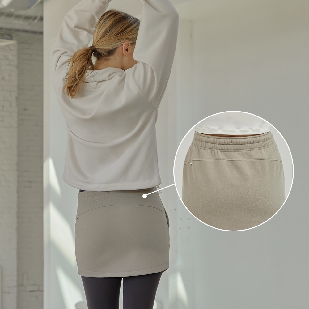 Chân Váy Có Túi Sâu Andar Hàng Xuất Dư - Vải Nỉ Lông Cừu - Mềm mại- Mịn màn, nhẹ nhàng