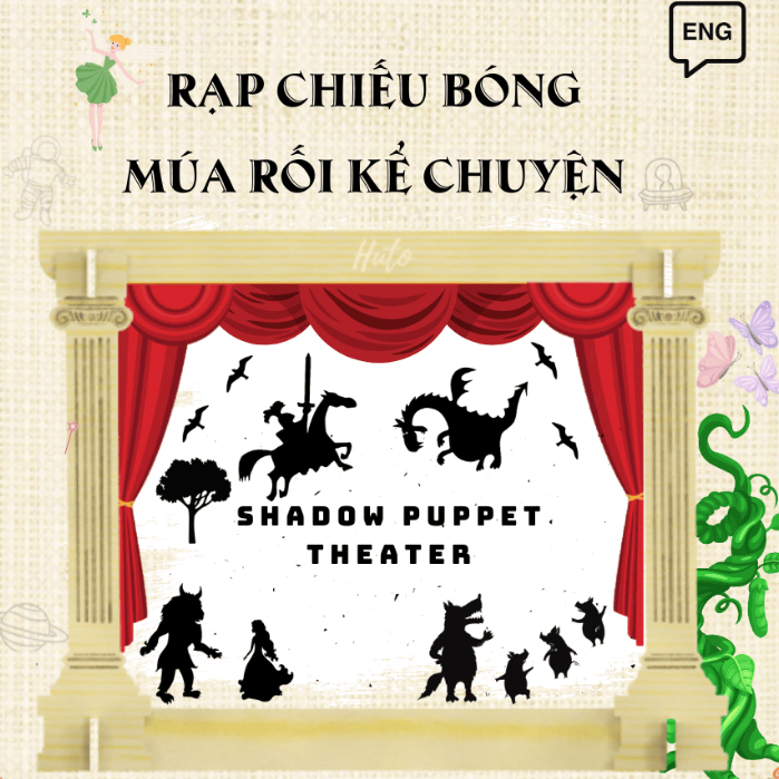 Rạp Múa Rối Bóng Gia Đình Size M (52x42cm), Combo tùy chọn - Rạp Chiếu ...