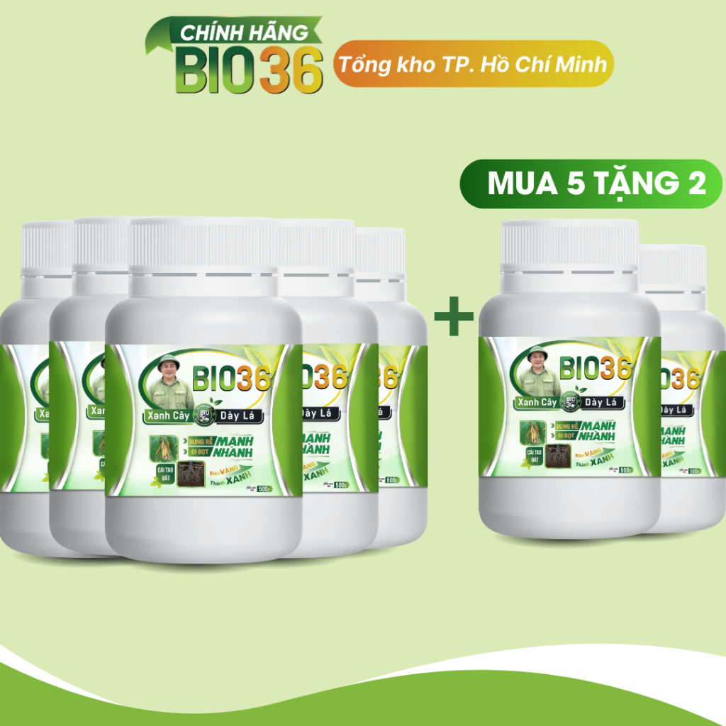 [Gian Hàng Chính Hãng Bio36] Combo 5 Bio 36 tặng 2 Siêu Kích Rễ Đi Đọt ...