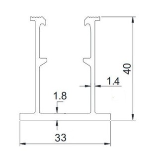 Thanh mini rail nhôm 20cm 25cm 30cm chuyên dụng lắp pin năng lượng mặt trời
