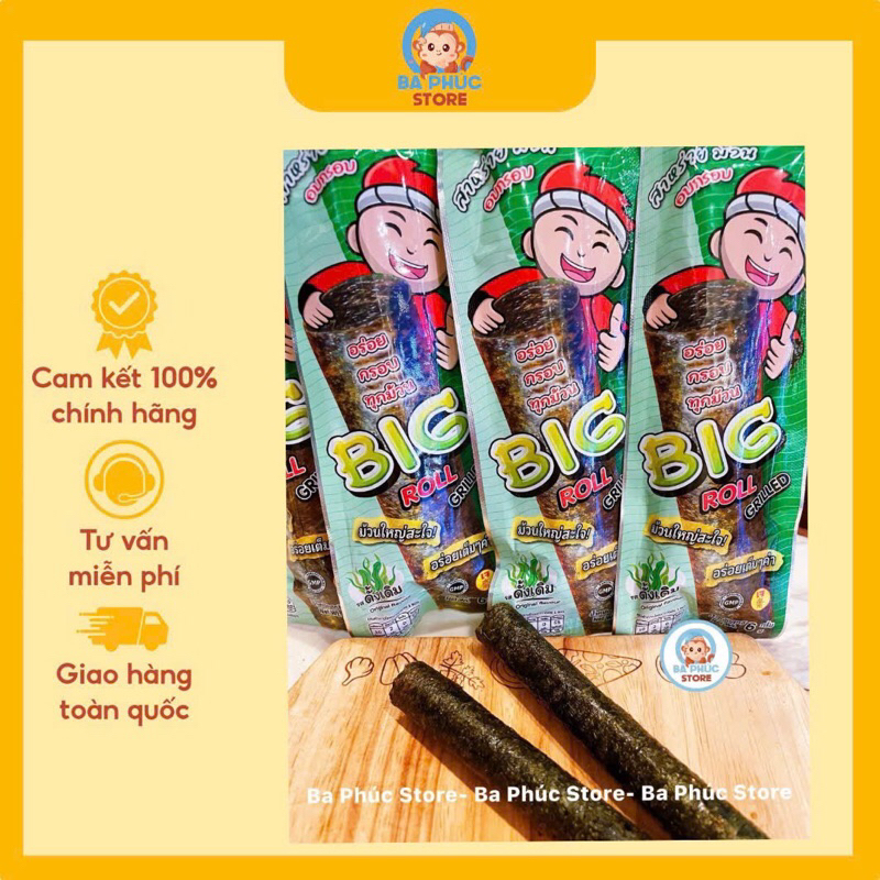 [COMBO 12 gói 6g TẶNG 1 gói 6g ]Snack Rong Biển Ăn Liền Thái Lan - Rong ...