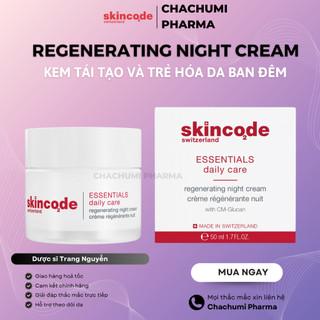 Skincode Regenerating Night Cream 50ml – Kem Dưỡng Ban Đêm Hỗ Trợ Phục Hồi & Trẻ Hóa Da