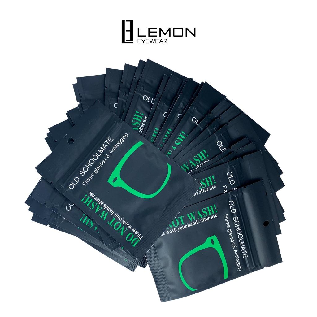 [COMBO 10 TẶNG 1] Khăn lau kính NANO chống bám hơi nước, sương mờ khi đeo khẩu trang Lemon