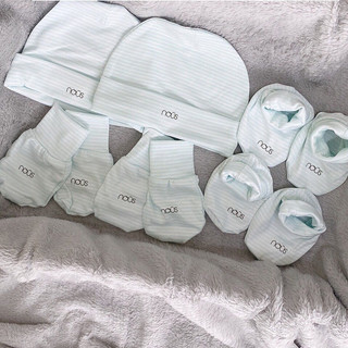 Set Mũ, Bao Tay, Bao Chân Nous Siêu Mềm Mại Cho Bé Sơ Sinh