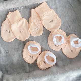 Set Mũ, Bao Tay, Bao Chân Nous Siêu Mềm Mại Cho Bé Sơ Sinh