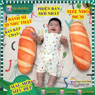 GẤU BÔNG Ổ BÁNH MÌ 3D PHIÊN BẢN MỚI NHƯ THẬT SIÊU MỀM MỊN - GỐI ÔM BÁNH MÌ thú bông đồ chơi doll toy