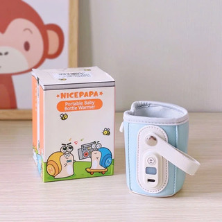 Túi Hâm Nóng Bình Sữa Cơ Động Nice Papa Mẫu Mới Tiện Lợi