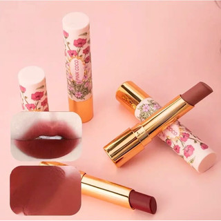 Son Nhung Matte Lipstick Misty Độ bão hòa thấp Làm sáng màu lâu trôi Kết xuất son sáng bóng Tint