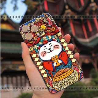 Miếng dán Skin Mặt lưng Sau Mèo Thần Tài M06 FULL VIỀN Dành Cho Các dòng ANDROID , 16 pro max 15 pro max 14 pro max