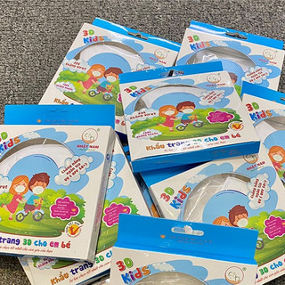 Sét 10 Khẩu Trang 3D Kids Cho Bé Chính Hãng Nhật Nam | Minizon Kids