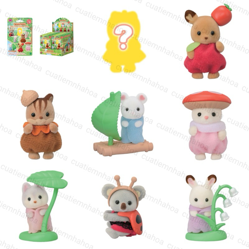 Sylvanian Families the New Arrival Set, New in Unopened Box. Brand New, Never Opened Chantilly Cat Mom and Baby With Blue Bassinet