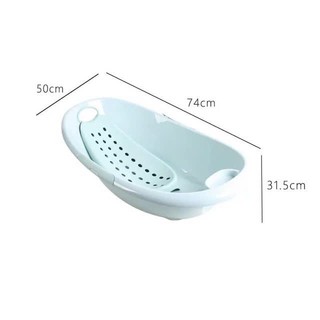 Chậu Tắm Việt Nhật Hình Elip 2202 Có Giá Đỡ Mẫu Mới Đủ Màu | Minizon Kids