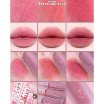 [MÀU MỚI 8-9-10] SON KEM LÌ PERIPERA OVER BLUR TINT