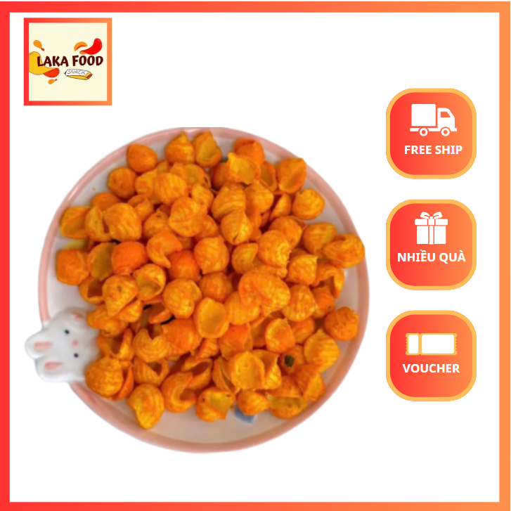 Snack vỏ ốc hương vị cay giòn Laka Food. | Shopee Việt Nam