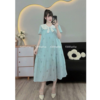 VÁY BẦU - REN HOA LỖ CỔ NƠ - 2 MÀU { Freeship }