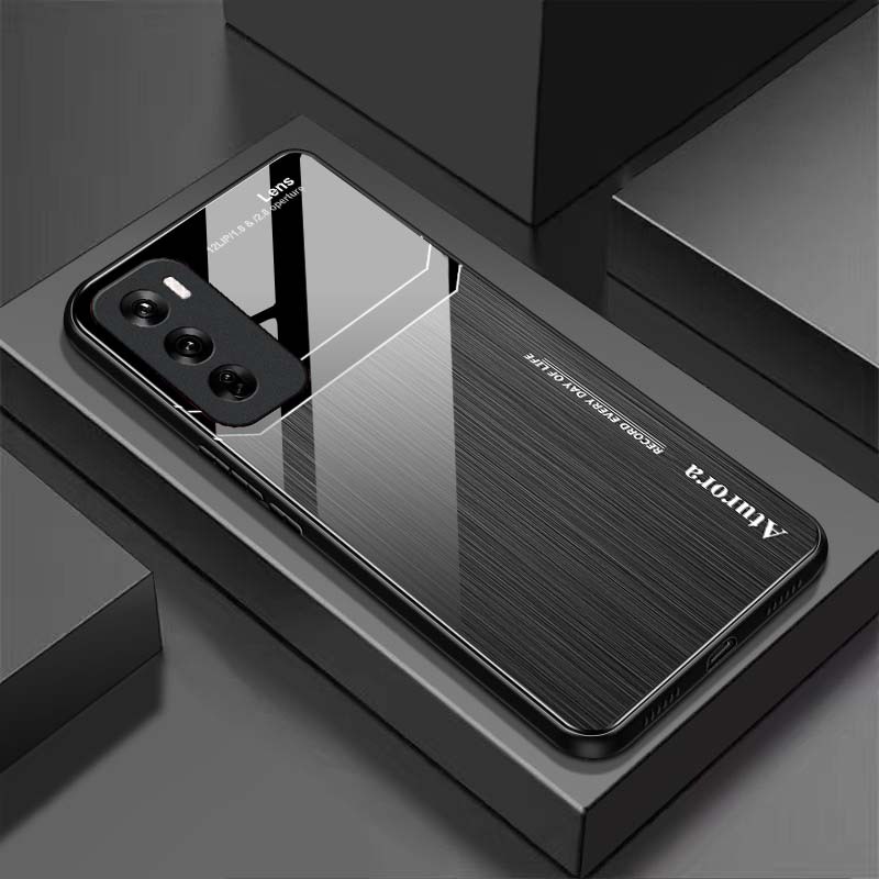 Ốp Lưng OPPO RENO 12 5G, RENO 12 PRO 5G Mặt Lưng Kính Cường Lực Sáng Bóng