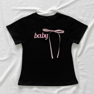 Áo thun in chữ BABY LOVE nữ form rộng chất cotton mỏng nhẹ mát mặc đi dạo phố VANISA CT101