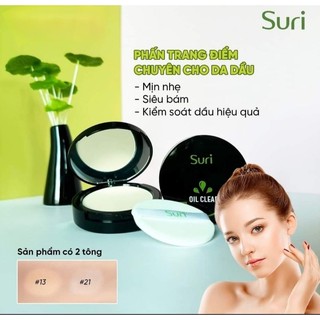 Phấn Trang Điểm Kiềm dầu và chống nắng SPF 30+ Suri E410