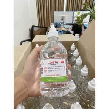 (Giao ngay) Cồn y tế 70, 90 độ dùng để sát khuẩn, tiệt trùng trong y tế và spa làm đẹp chai 500ml