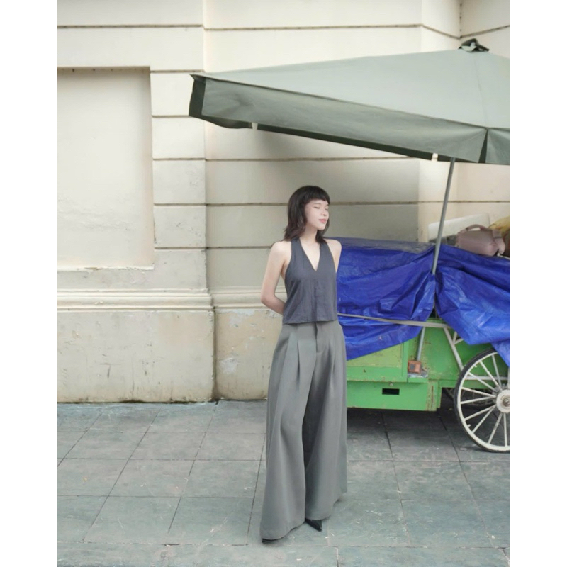 [Mya house] Áo yếm linen cột dây lưng YEMI TOP