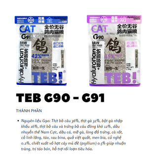 Hạt TEB G Cho Mèo Gói 1-1,5kg - Mượt Lông Tiêu Hóa Tốt Cho Mèo Con Mèo Mẹ và Mèo Trưởng Thành Pet Kool