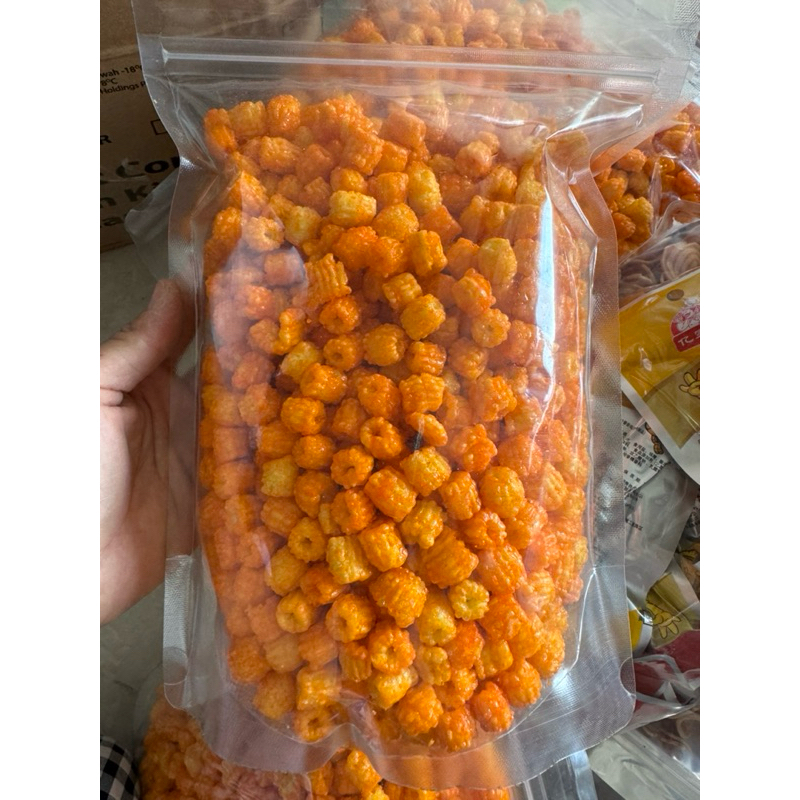 (500gr) Nui Sấy Cay Tẩm Gia Vị Cay Giòn