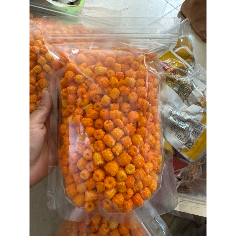 (500gr) Nui Sấy Cay Tẩm Gia Vị Cay Giòn