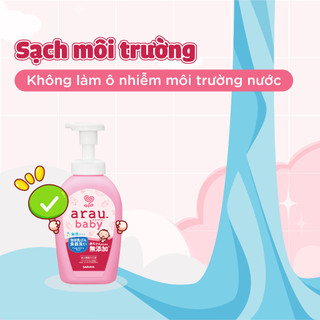 [Chính Hãng] Nước Rửa Bình Sữa Arau Baby Nhật Bản Chiết Xuất 100% Lá Tía Tô - Lucie's Mom