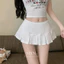 Chân váy xếp ly dáng ngắn, chân váy ngắn xếp ly to Y2K chất liệu da cá hàng loại đẹp mềm mịn tôn dáng sang chảnh [MYN22]