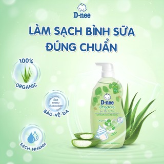 [Mẫu Mới] Nước Rửa Bình Sữa D-nee Organic Thái Lan Chính Hãng Có Tem Phụ, An Toàn Cho Bé Lucie's Mom