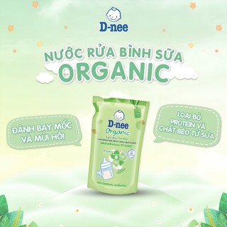 [Mẫu Mới] Nước Rửa Bình Sữa D-nee Organic Thái Lan Chính Hãng Có Tem Phụ, An Toàn Cho Bé Lucie's Mom