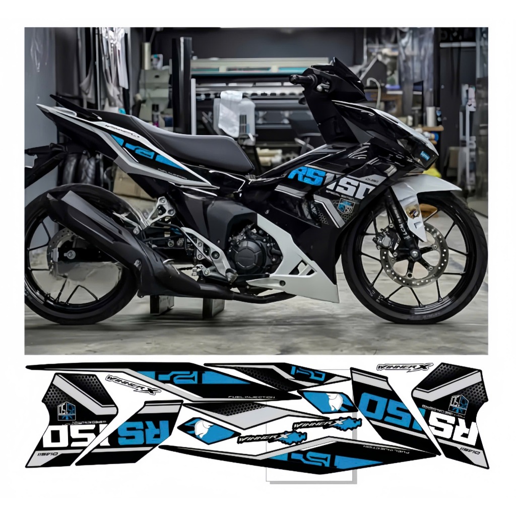 TEM RỜI WINNER X V3, CAO CẤP, CHẤT LIỆU IN 3 LỚP PPF, CHỐNG NƯỚC, KHÔNG PHAI MÀU, NHÃN DÁN.