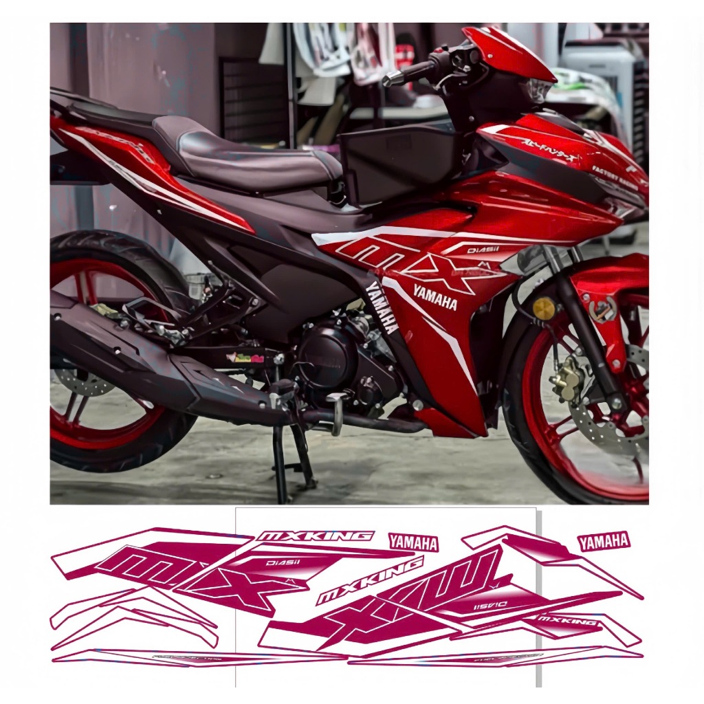TEM RỜI EXCITER 155 V2, CAO CẤP, CHẤT LIỆU IN 3 LỚP PPF, CHỐNG NƯỚC, KHÔNG PHAI MÀU, NHÃN DÁN.