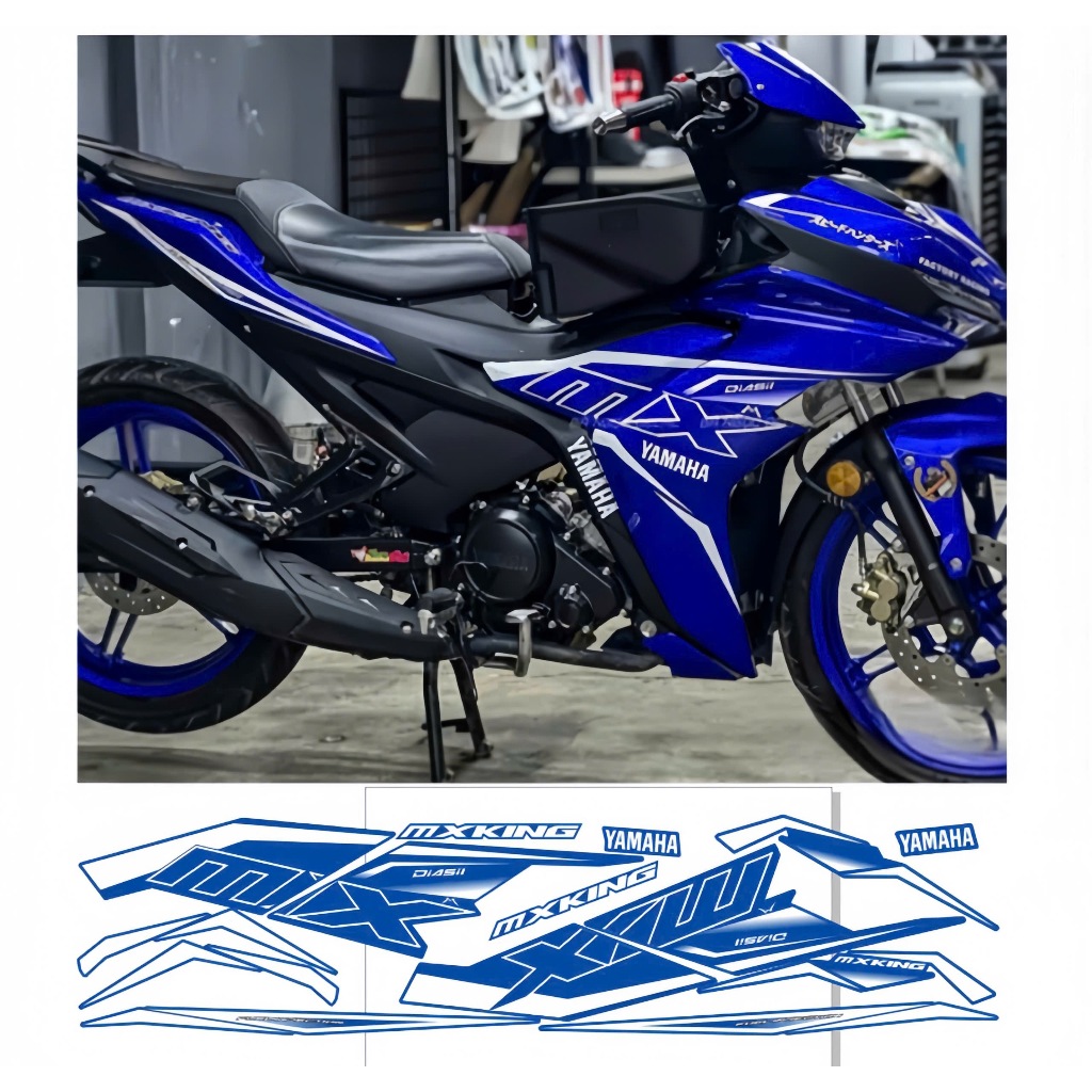 TEM RỜI EXCITER 155 V2, CAO CẤP, CHẤT LIỆU IN 3 LỚP PPF, CHỐNG NƯỚC, KHÔNG PHAI MÀU, NHÃN DÁN.