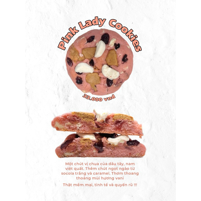 Pink Lady Cookies(bánh quy mềm-Bigcookie)
