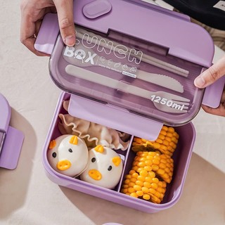 Hộp Cơm Trưa Văn Phòng ,Hộp Đựng Thực Phẩm Có Kèm Dụng Cụ Ăn Chất Liêu Nhựa PP An Toàn Cho Đời Sống