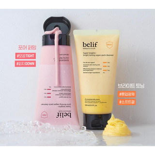 Sửa rữa mặt BELIF Super Knights Vegan Cleanser Set 150ml