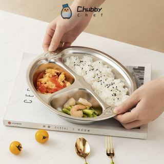 khay inox đựng thức ăn inox 304 cao cấp Khay cơm cho bé sâu lòng Nhiều hình dạng hình khay cơm chia ngăn