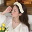 Băng đô cài tóc dễ thương bờm cute phụ kiện cho cô dâu lụa nhún satin AAA iLita mặc áo dài nữ đẹp Hàn Quốc hottrend 2024